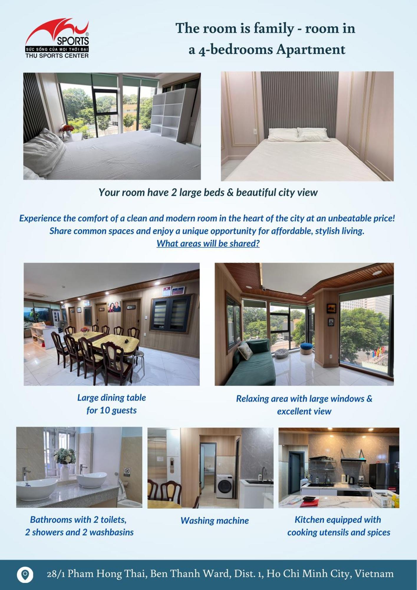 Thu'S Apartment Near Ben Thanh Market Хошимин Екстериор снимка